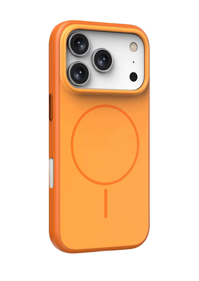 Apple iPhone 17 Pro MagSafe Uyumlu Neva Serisi Telefon Kılıfı – Turuncu