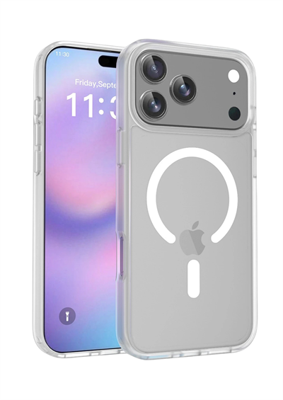 Apple iPhone 17 Pro Max Jota MagSafe Uyumlu Şeffaf Telefon Kılıfı – Şeffaf