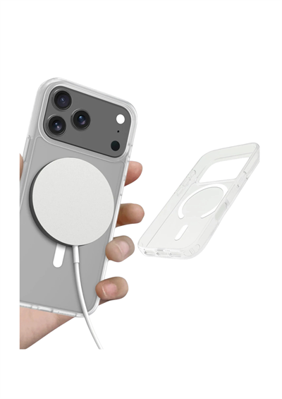 Apple iPhone 17 Pro Max Jota MagSafe Uyumlu Şeffaf Telefon Kılıfı – Şeffaf