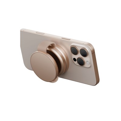 Energea AluMag Trio 3in1 Qi2 Kablosuz Şarj Standı 15W Katlanabilir Manyetik (iPhone, Apple Watch, AirPods) – Gold