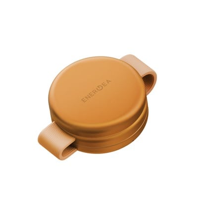 Energea AluMag Trio 3in1 Qi2 Kablosuz Şarj Standı 15W Katlanabilir Manyetik (iPhone, Apple Watch, AirPods) – Turuncu