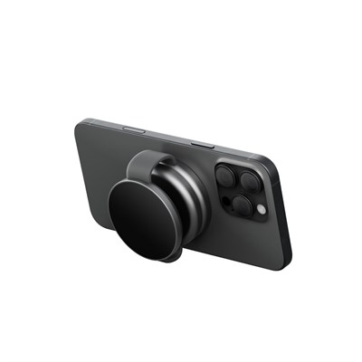 Energea AluMag Trio 3in1 Qi2 Kablosuz Şarj Standı 15W Katlanabilir Manyetik (iPhone, Apple Watch, AirPods) – Siyah