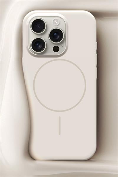 HDD Apple iPhone 15 Pro Max HBC-300 Beat Magsafe Kılıf - Beyaz