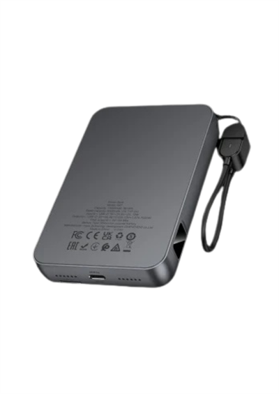 Hoco. Q47 Shine 10.000 mAh Powerbank – PD 20W Hızlı Şarj, Dahili Retro Oyun Konsolu, Siyah