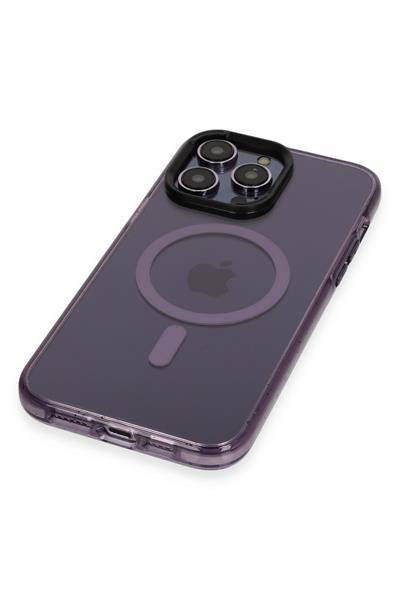 Joko Apple iPhone 14 Pro Max Kılıf Tigra Magsafe Kapak - Derin Mor