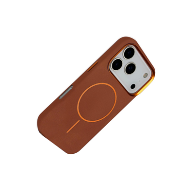 Joko iPhone 17 Pro Luno MagSafe Uyumlu Deri Kılıf – Kahverengi