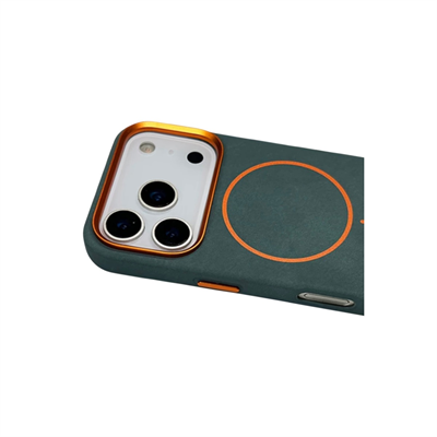 Joko iPhone 17 Pro Luno MagSafe Uyumlu Deri Kılıf – Yeşil