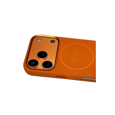 Joko iPhone 17 Pro Luno MagSafe Uyumlu Deri Kılıf – Turuncu