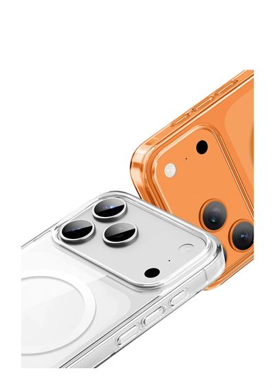 Keephone iPhone 17 Pro Glaze MagSafe Uyumlu Darbeye Dayanıklı Kılıf – Şeffaf