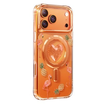 Keephone iPhone 17 Pro Max Peachy MagSafe Uyumlu Kılıf – Turuncu