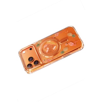 Keephone iPhone 17 Pro Peachy MagSafe Uyumlu Kılıf – Turuncu