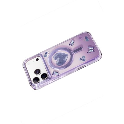 Keephone iPhone 17 Pro Peachy MagSafe Uyumlu Kılıf – Mor