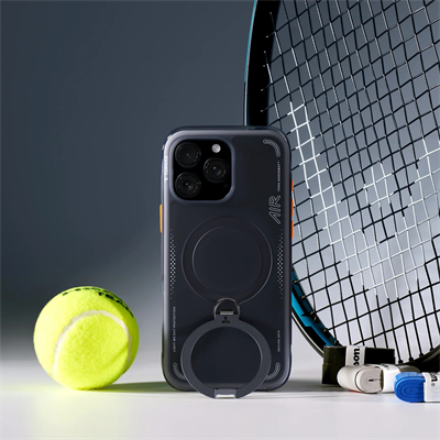 Torras iPhone 16 Pro Max Ostand Spin Air MagSafe Standlı Koruma Kılıf – Siyah