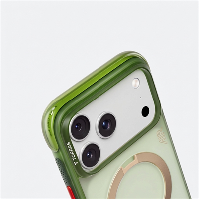 Torras iPhone 17 Pro Max Ostand Spin Air MagSafe Standlı Koruma Kılıf – Orman Yeşili