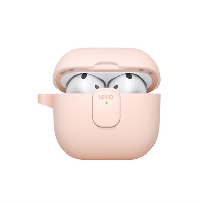 Uniq AirPods 4 (4.nesil) Clyde Kilitli Kılıf – Pembe