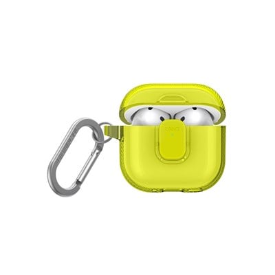 Uniq Airpods 4 (4.nesil) Glase Pro Kilitli Kılıf - Yeşil