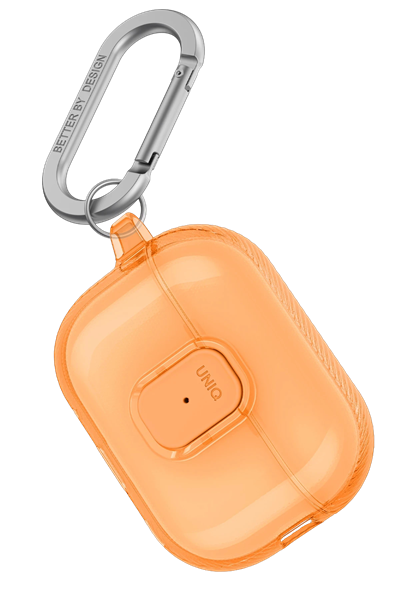 Uniq Airpods 4 (4.nesil) Glase Pro Kilitli Kılıf - Turuncu