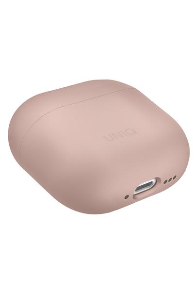 Uniq Apple Airpods 4 (4.nesil) Lino Silikon Kılıf - Pembe