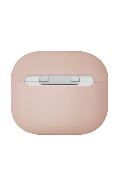 Uniq Apple Airpods 4 (4.nesil) Lino Silikon Kılıf - Pembe