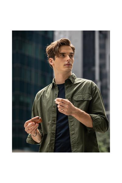 Uniq Apple Airpods Pro 2 (2.nesil) Terra Genuine Deri Kılıf - Kahverengi