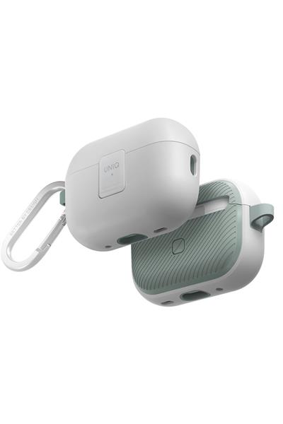 Uniq Apple Airpods Pro 2 (2.nesil) Clyde Kilitli Kılıf - Beyaz