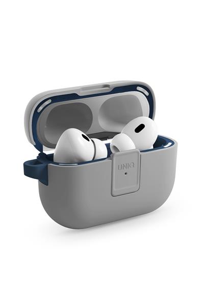 Uniq Apple Airpods Pro 2 (2.nesil) Clyde Kilitli Kılıf - Beyaz