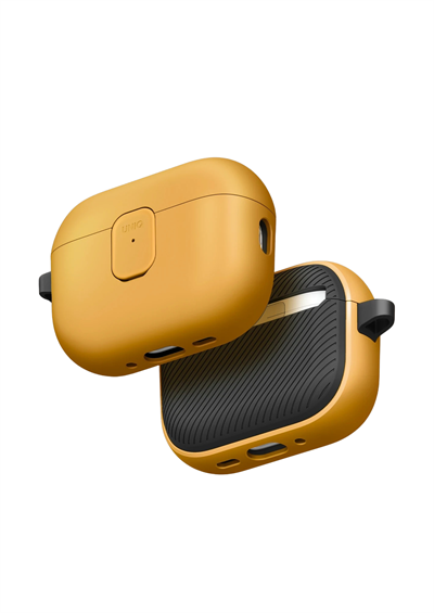 Uniq AirPods Pro 3 (3. Nesil) Clyde Kilitli Kılıf – Sarı