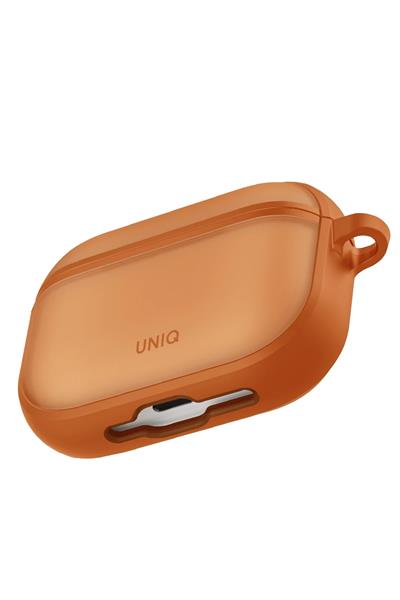 Uniq AirPods Pro 3 (3. Nesil) Veren Frosted Hang Mat Koruma Kılıf – Turuncu
