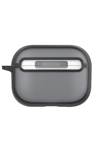 Uniq AirPods Pro 3 (3. Nesil) Veren Frosted Hang Mat Koruma Kılıf – Siyah