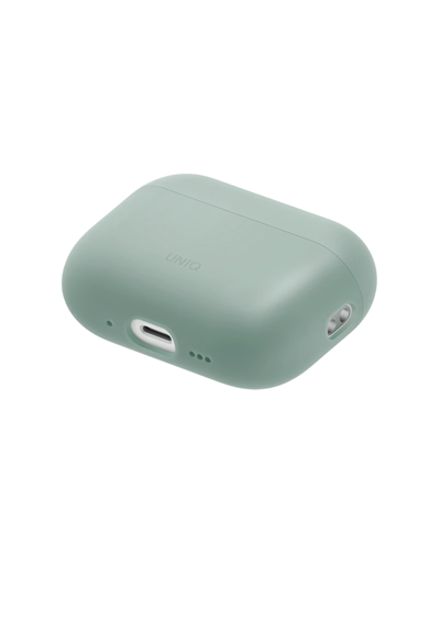 Uniq AirPods Pro 3 (3. Nesil) Lino Yumuşak Silikon Kılıf – Yeşil