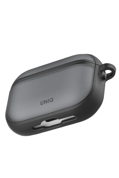 Uniq AirPods Pro 3 (3. Nesil) Veren Frosted Hang Mat Koruma Kılıf – Siyah
