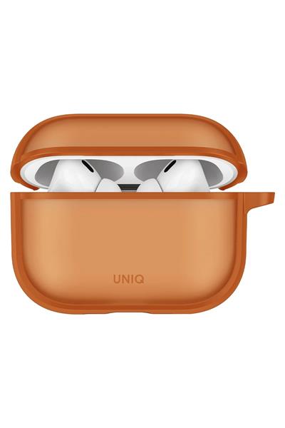 Uniq AirPods Pro 3 (3. Nesil) Veren Frosted Hang Mat Koruma Kılıf – Turuncu