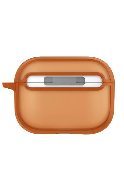 Uniq AirPods Pro 3 (3. Nesil) Veren Frosted Hang Mat Koruma Kılıf – Turuncu
