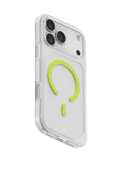 Uniq Apple iPhone 17 Pro Max MagSafe Uyumlu Combat Active Darbe Emici Kılıf – Fosforlu Yeşil