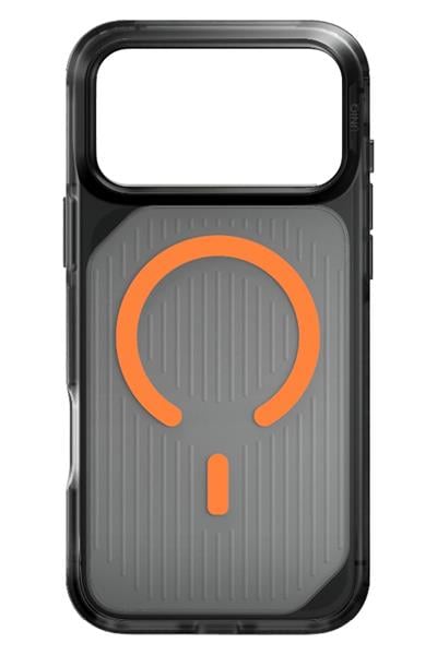 Uniq Apple iPhone 17 Pro Max MagSafe Uyumlu Combat Active Darbe Emici Kılıf – Siyah Turuncu