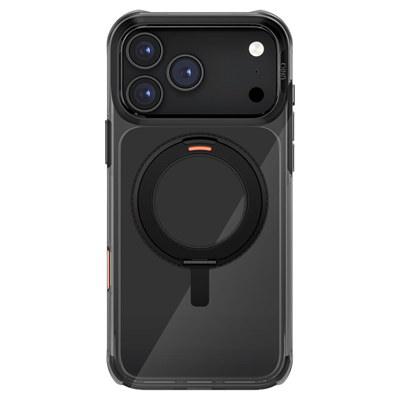 Uniq Apple iPhone 17 Pro Max Swivix 360° Rotating Kickstand Magsafe Kılıf - Siyah