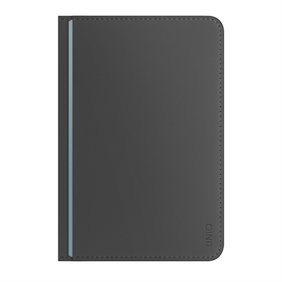 Uniq Belmont RFID-Block Apple Find My Özellikli Vegan Deri Kart & Pasaport Tutucu – Gri-Mavi