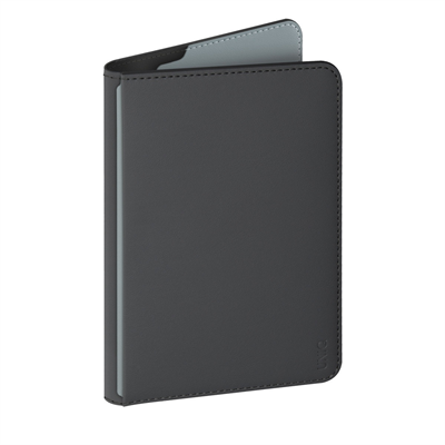 Uniq Belmont RFID-Block Apple Find My Özellikli Vegan Deri Kart & Pasaport Tutucu – Gri-Mavi