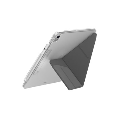 Uniq Camden iPad 2025 10.9 (10.nesil) Katlanabilir, Çok Açılı Stand, İnce & Hafif Tasarım Tablet Kılıfı – Gri