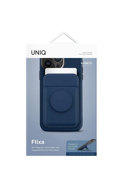 Uniq Flixa Popsocketli Manyetik Kartlık Stand - Lacivert