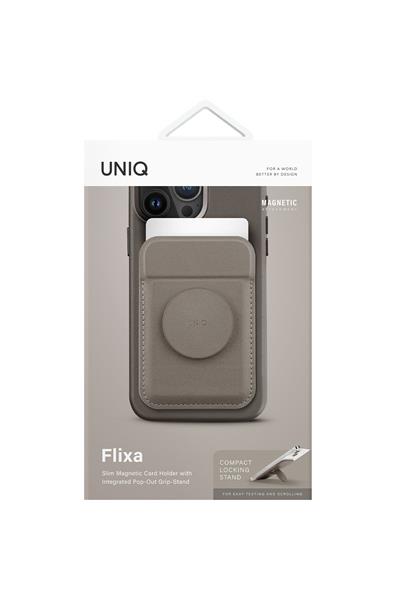 Uniq Flixa Popsocketli Manyetik Kartlık Stand - Gri