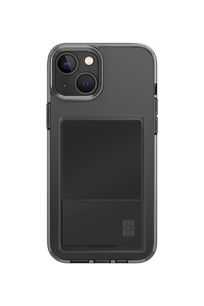 Uniq Apple iPhone 15 Air Fender Kartvizitli Kapak - Füme