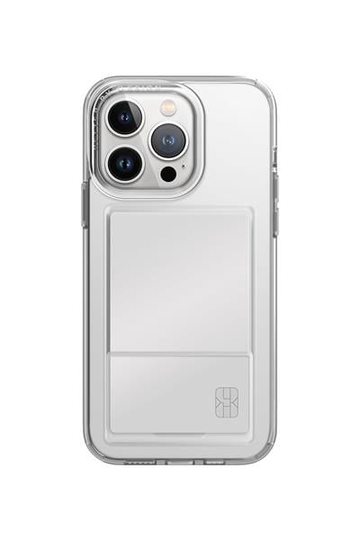 Uniq Apple iPhone 15 Pro Max Air Fender Kartvizitli Kapak - Şeffaf