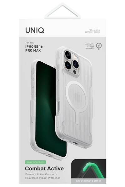 Uniq Apple iPhone 16 Pro Max Combat Active Magsafe Kapak - Beyaz
