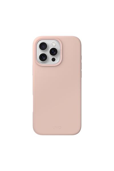 Uniq Apple iPhone 16 Pro Max Lino Hue Magsafe Kapak - Pembe