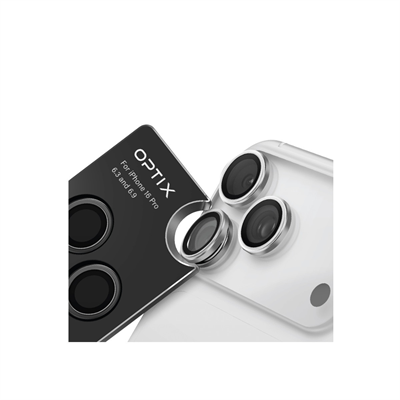 Uniq iPhone 17 Pro / 17 Pro Max Optix Alüminyum Kamera Lens Koruyucu – Rainbow