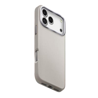 Uniq iPhone 17 Pro Lyden MagSafe Vegan Deri Kılıf – Gri