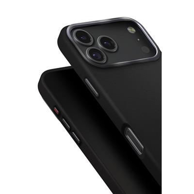 Uniq iPhone 17 Pro Max Lyden MagSafe Vegan Deri Kılıf – Siyah