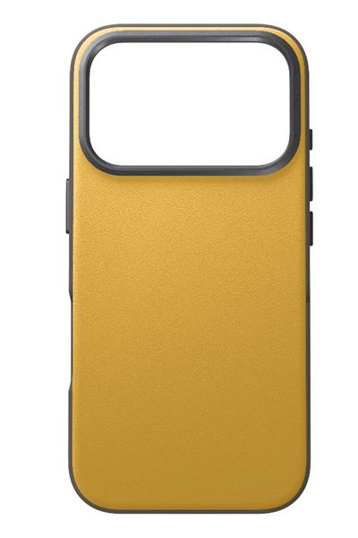 Uniq iPhone 17 Pro Max MagSafe Uyumlu Lyden DS Deri Telefon Kılıfı – Sarı