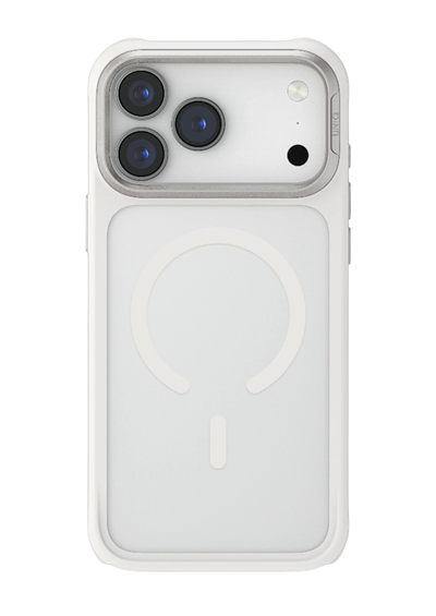 Uniq iPhone 17 Pro Max Veren MagSafe Uyumlu Telefon Kılıfı – Beyaz